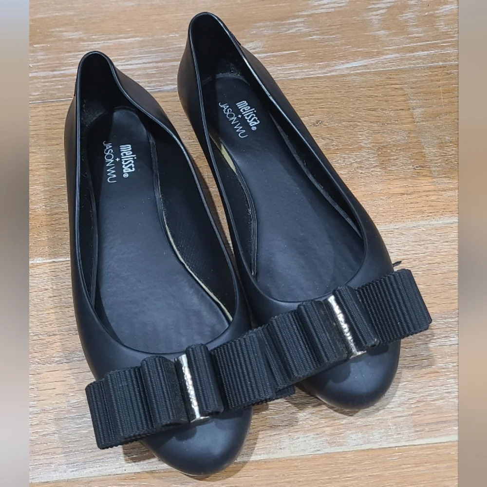 Melissa × Jason Wu Big Bow Ballet Jelly Flats Size 6